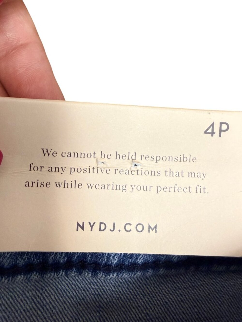 NYDJ Women's NWT Marilyn Straight Crop Cuff Jeans in "Delray" | Size 4 Petite - Picture 10 of 13
